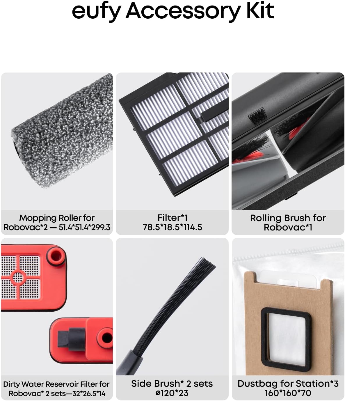 eufy Accessories Package（Compatible with eufy E28 and E25）