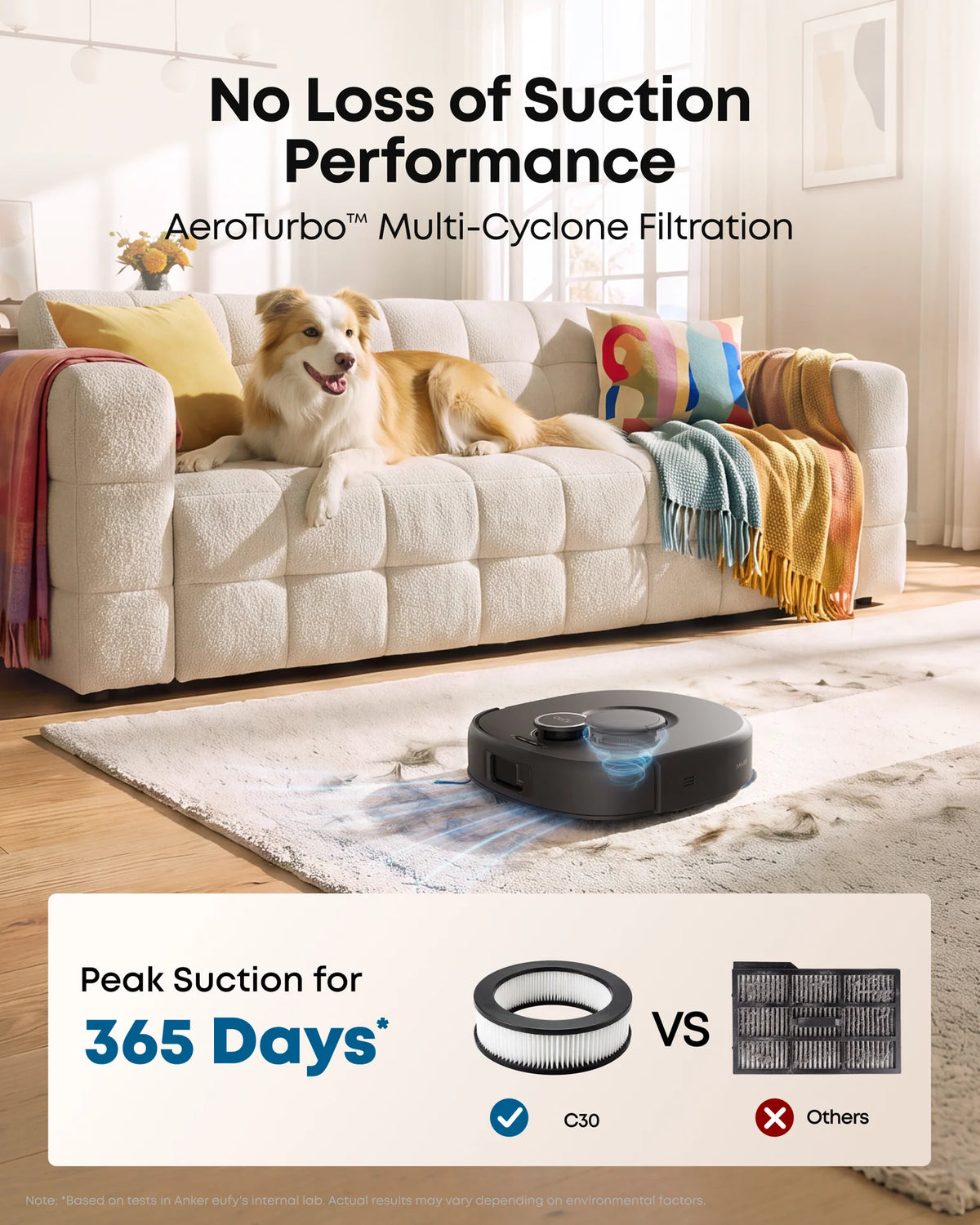 Anker eufy Omni C30 Robot Vacuum and Mop Combo, 35,000 Pa Flagship Suction